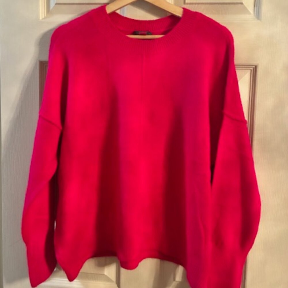 Vince Camuto Electric Pink Oversized Sweater - NWT